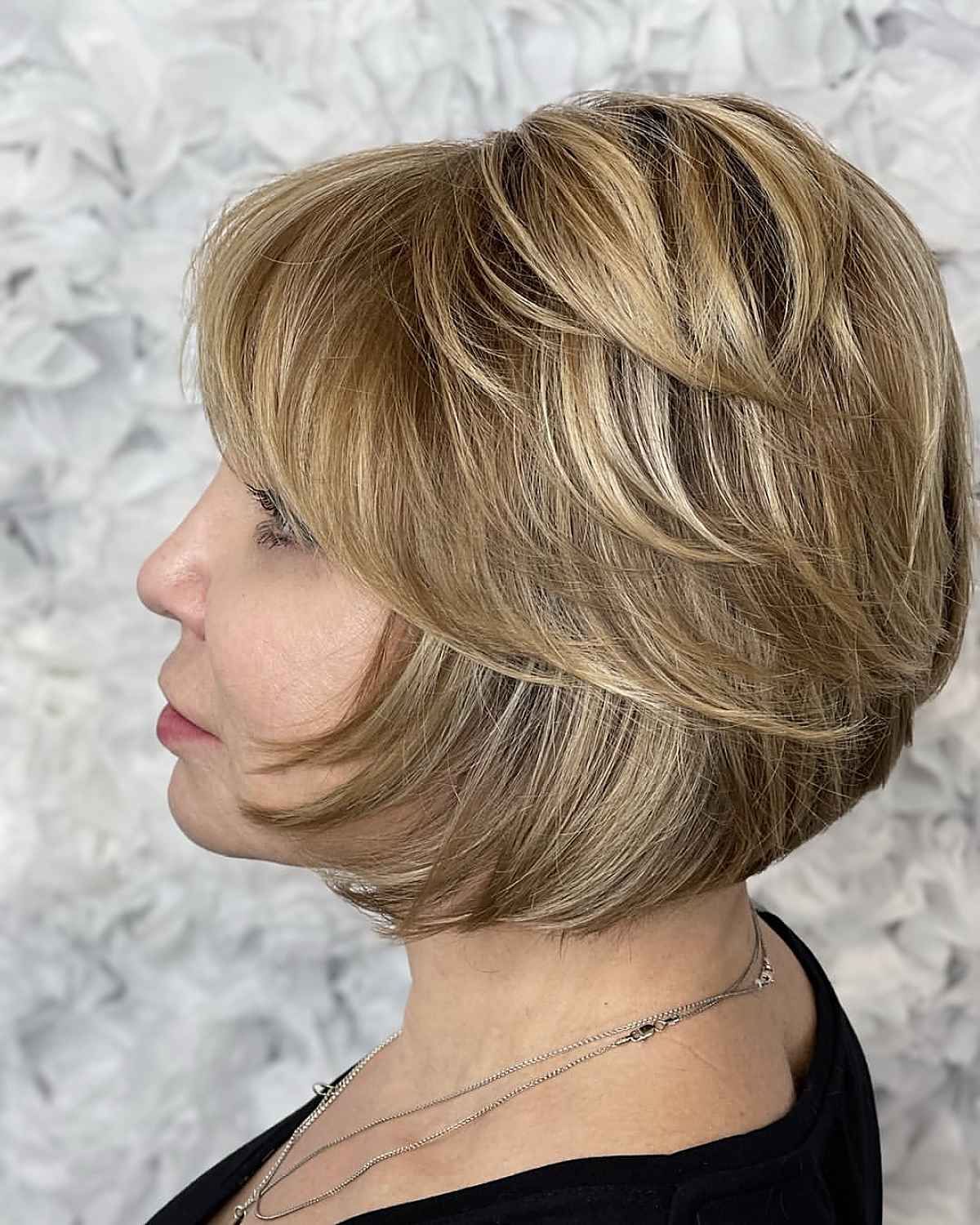 16 Cutest Chin Length Layered Bobs For A Fresh, Short Look Throughout Chin Length Graduated Bob Hairstyles (View 2 of 25)
