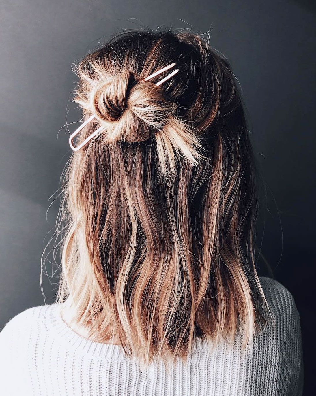 16 Half Bun Hairstyles For 2022 – How To Do A Half Bun Tutorial Inside Recent Messy Medium Half Up Hairstyles (Photo 20 of 25)