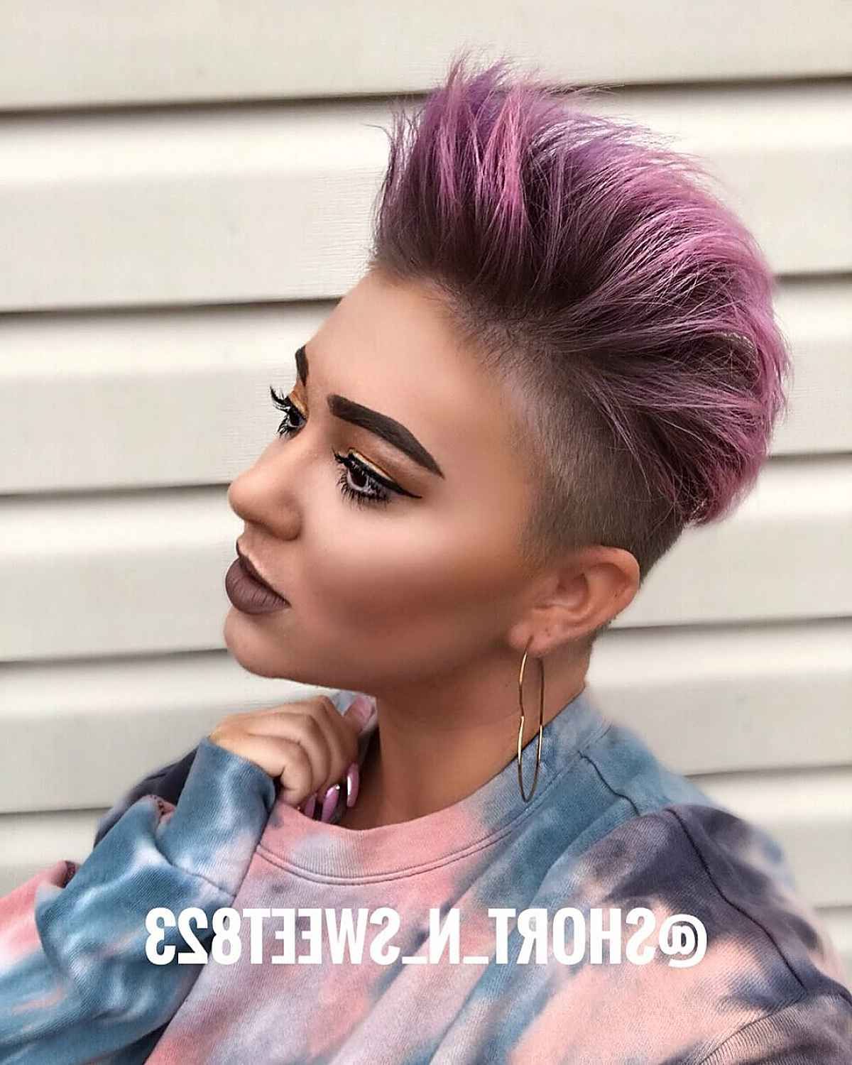 16 Spiky Pixie Cuts For A Bold, Yet Super Cute Look Throughout Blue Punky Pixie Hairstyles With Undercut (View 13 of 25)