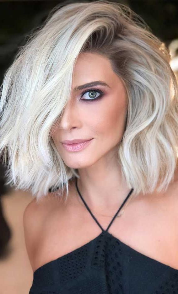 20 Best Lob Hairstyles 2020 { The Perfect Haircuts } 1 – Fab Mood | Wedding  Colours, Wedding Themes, Wedding Colour Palettes Throughout Most Current Layered Wavy Lob Haircuts (View 21 of 25)