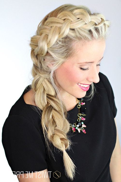 20 Gorgeous And Glam Side Braid Ideas – Styles Weekly Regarding Most Up To Date Fantastic Side Braid Hairstyles (View 10 of 25)