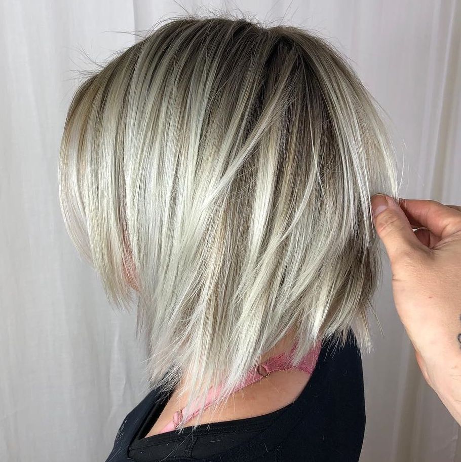20 Must See Bob Haircuts For Fine Hair To Try In 2022 Within Current Icy Blonde Inverted Bob Haircuts (View 10 of 25)