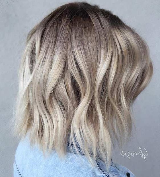 21 Cute Lob Haircuts For This Summer – Stayglam | Ash Blonde Hair Colour, Long  Bob Hairstyles Blonde, Hair Styles Intended For Most Recently Lob Haircuts With Ash Blonde Highlights (View 4 of 25)