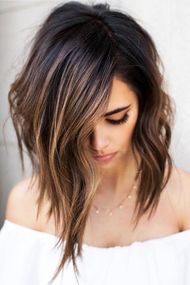 22 Trendy Hairstyles For Medium Length Hair ? Lovehairstyles Pertaining To Recent Medium Hairstyles With Side Part (Photo 19 of 25)
