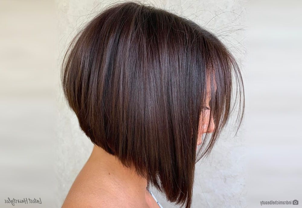 24 Cutest Short A Line Bob Haircuts Women Are Getting With Regard To Most Recent A Line Bob Haircuts (View 3 of 25)
