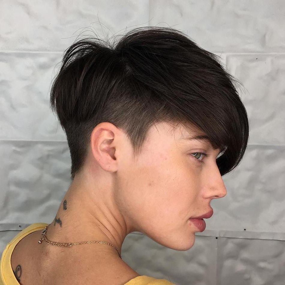 25 Awe Inspiring Undercut Pixie Cuts For 2022 Pertaining To Side Parted Pixie Hairstyles With An Undercut (View 6 of 25)