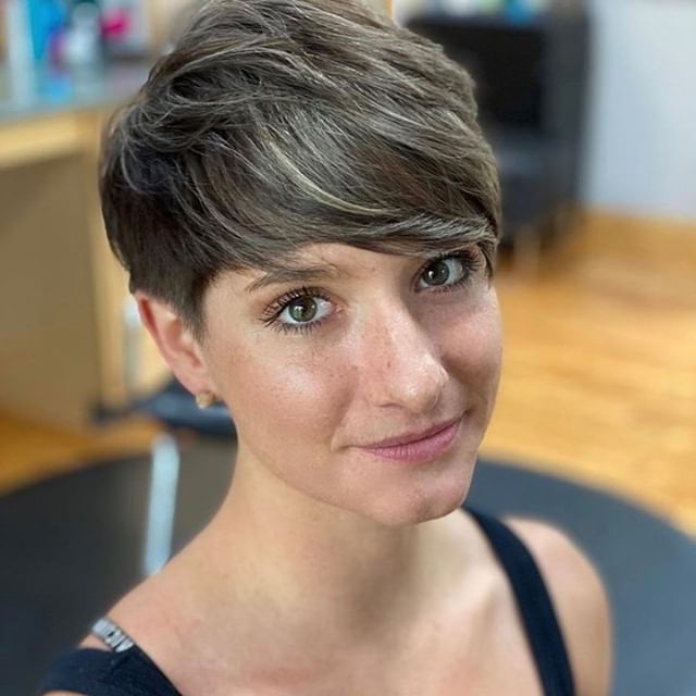 25 Flattering Short Hairstyles With Bangs – Hairstyles Weekly Throughout Pixie Bob Hairstyles With Braided Bang (View 24 of 25)