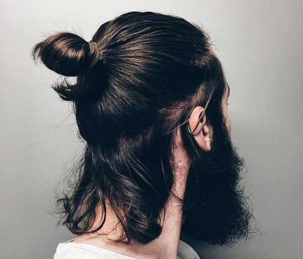 27 Awesome Top Knot Hairstyles In 2021 – You Should Try It Throughout Newest Medium Length Wavy Hairstyles With Top Knot (View 12 of 25)