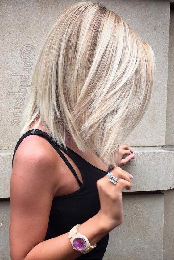 27 Sexy And Chic Long Bob Hair Ideas – Styleoholic Pertaining To Most Recently Classy Medium Blonde Bob Haircuts (View 13 of 25)