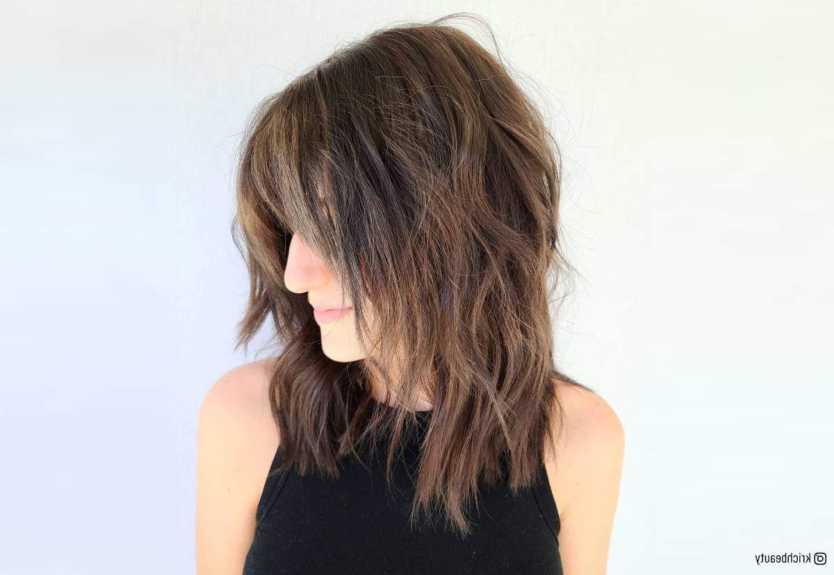 28 Trendiest Long Shaggy Bob Haircuts For Carefree Women Throughout Blonde Balayage Shaggy Bob Hairstyles (View 10 of 25)