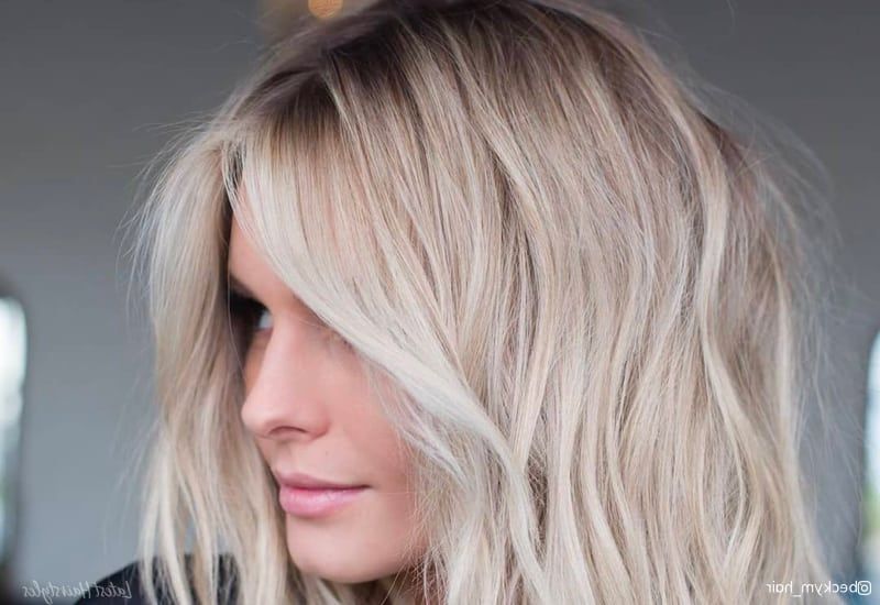 29 Blonde Hair With Dark Roots Ideas To Copy Right Now In 2022 Inside Best And Newest Blonde Waves Haircuts With Dark Roots (View 21 of 25)