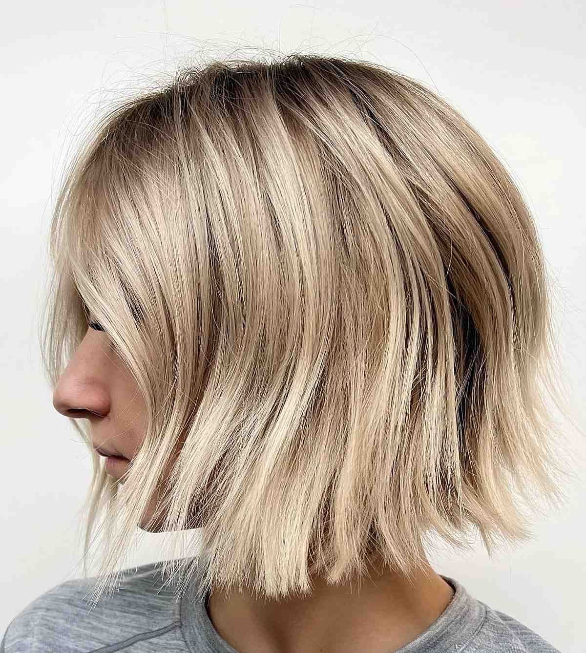 29 Blonde Hair With Dark Roots Ideas To Copy Right Now In 2022 Intended For Rooty Blonde Bob Hairstyles (View 10 of 25)