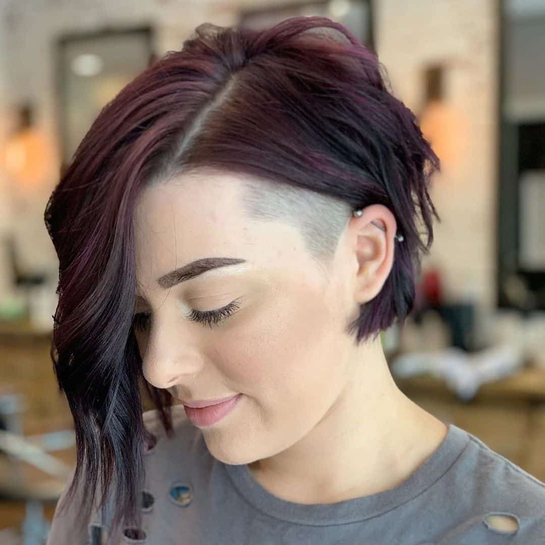 30 Flattering Undercut Bob Haircuts To Consider This Year Intended For A Line Bob Hairstyles With An Undercut (View 5 of 25)