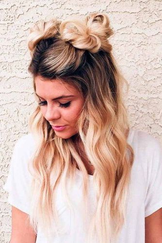 30 Posh Medium Length Hair Styles And Cuts Regarding Most Up To Date Medium Length Hairstyles With Top Knot (Photo 24 of 25)