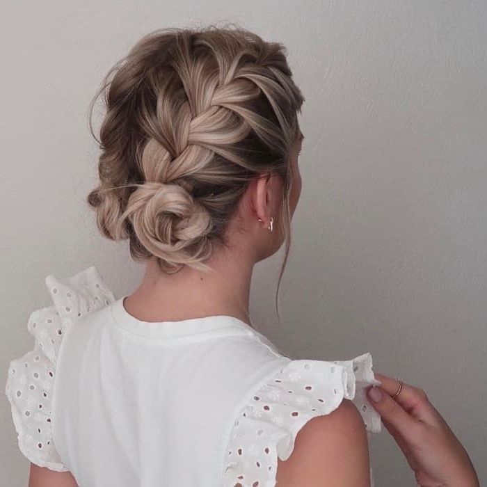 30 Stylish Braids For Short Hair To Try In 2022 Intended For Sophisticated Short Hairstyles With Braids (View 13 of 25)