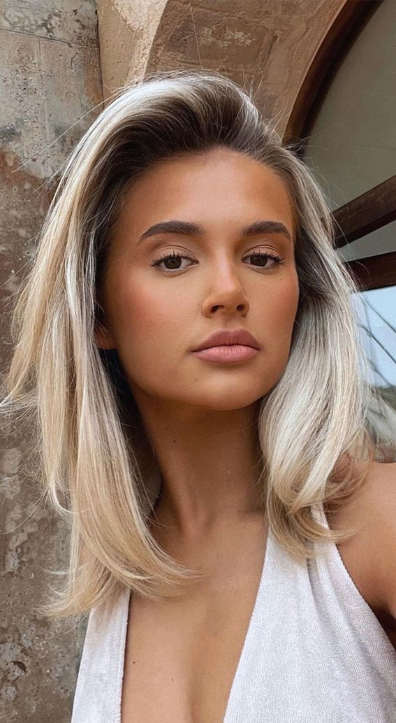 30 Stylish Shoulder Length Haircuts To Try Now : Dimensional Blonde Lob Side  Part I Take You | Wedding Readings | Wedding Ideas | Wedding Dresses |  Wedding Theme In Most Recently Medium Hairstyles With Side Part (View 23 of 25)