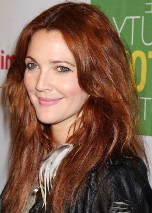 31 Startling Auburn Hair Color Ideas With Blonde Highlights Inside Recent Messy Auburn Waves Haircuts (View 17 of 25)