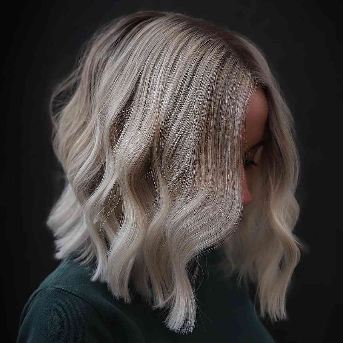 32 Best Blonde Bob Hairstyles & Blonde Lobs For 2022 Intended For Latest Lob Haircuts With Ash Blonde Highlights (Photo 18 of 25)
