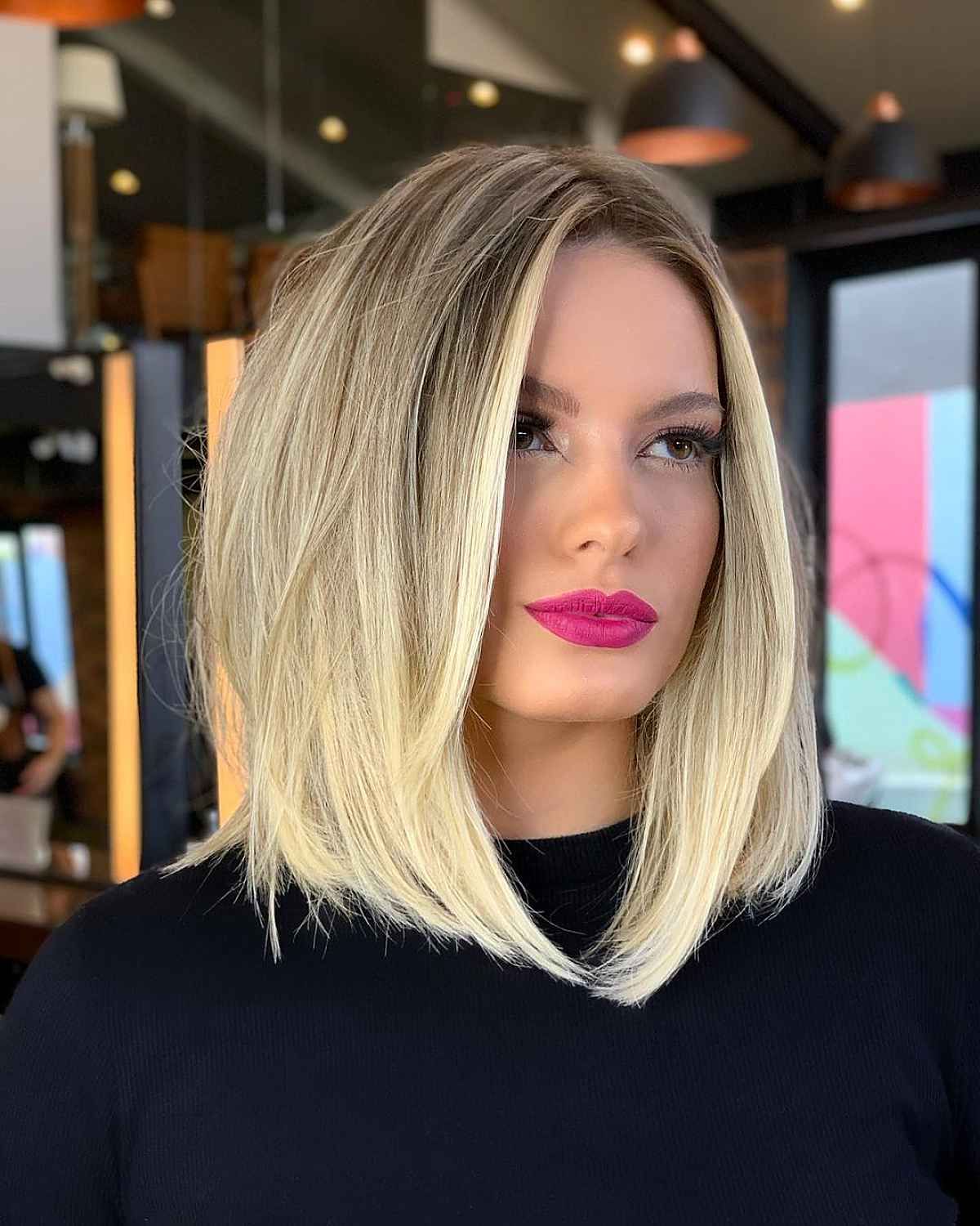 33 Best Long Layered Bob (layered Lob) Hairstyles In 2022 Inside 2018 Lob Haircuts With Swoopy Face Framing Layers (View 2 of 25)