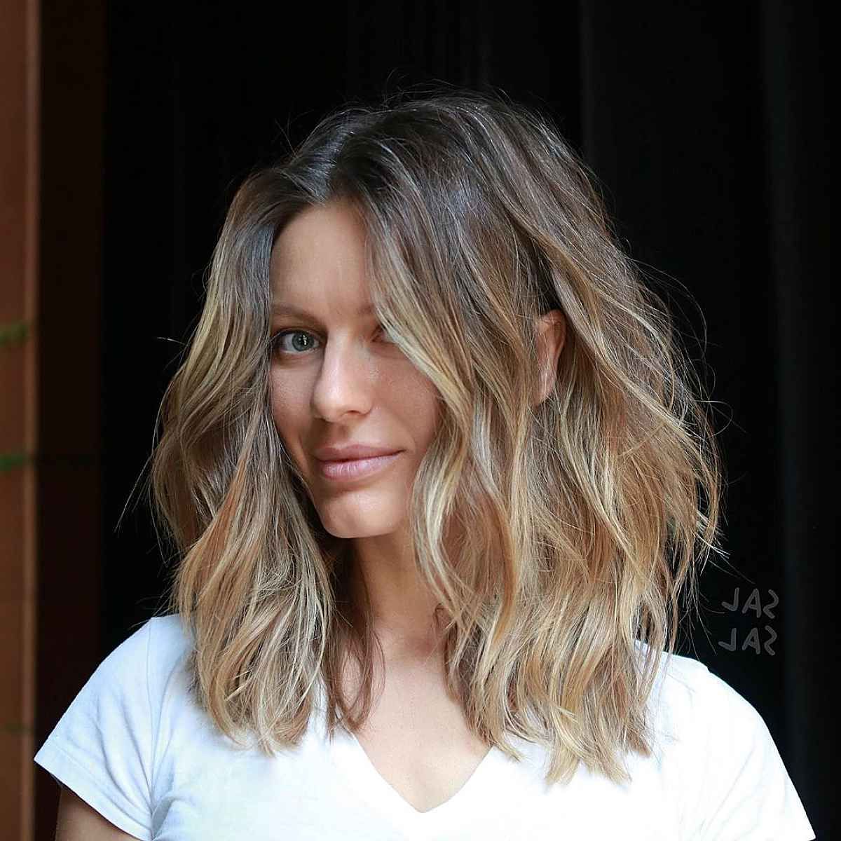 33 Best Long Layered Bob (layered Lob) Hairstyles In 2022 Regarding Most Popular Layered Wavy Lob Haircuts (View 3 of 25)