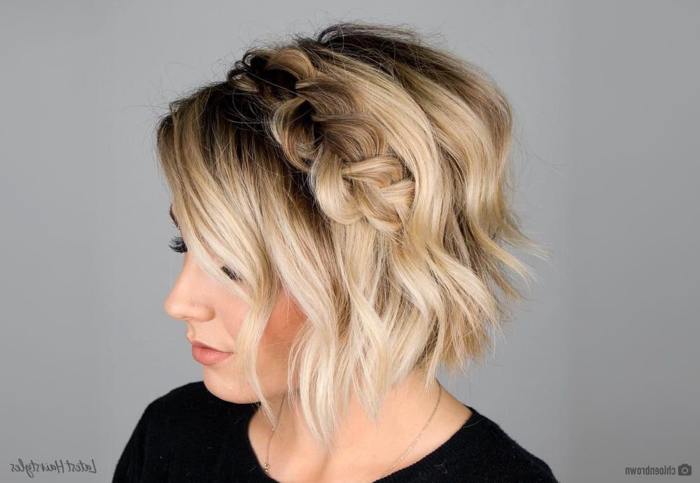 34 Cutest Braids For Short Hair With Regard To Sophisticated Short Hairstyles With Braids (View 4 of 25)