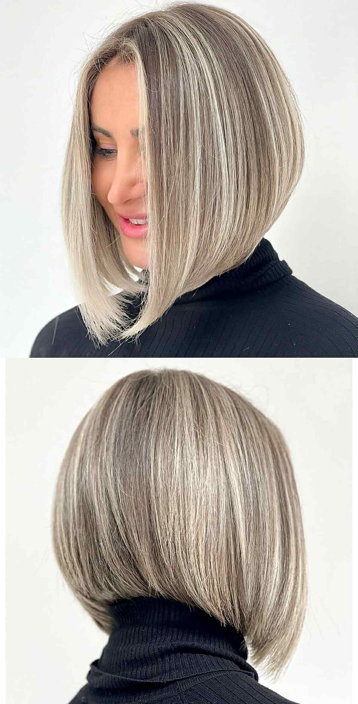 34 Hottest A Line Bob Haircuts You'll Want To Try In 2022 Pertaining To A Line Bob Hairstyles With An Undercut (View 25 of 25)