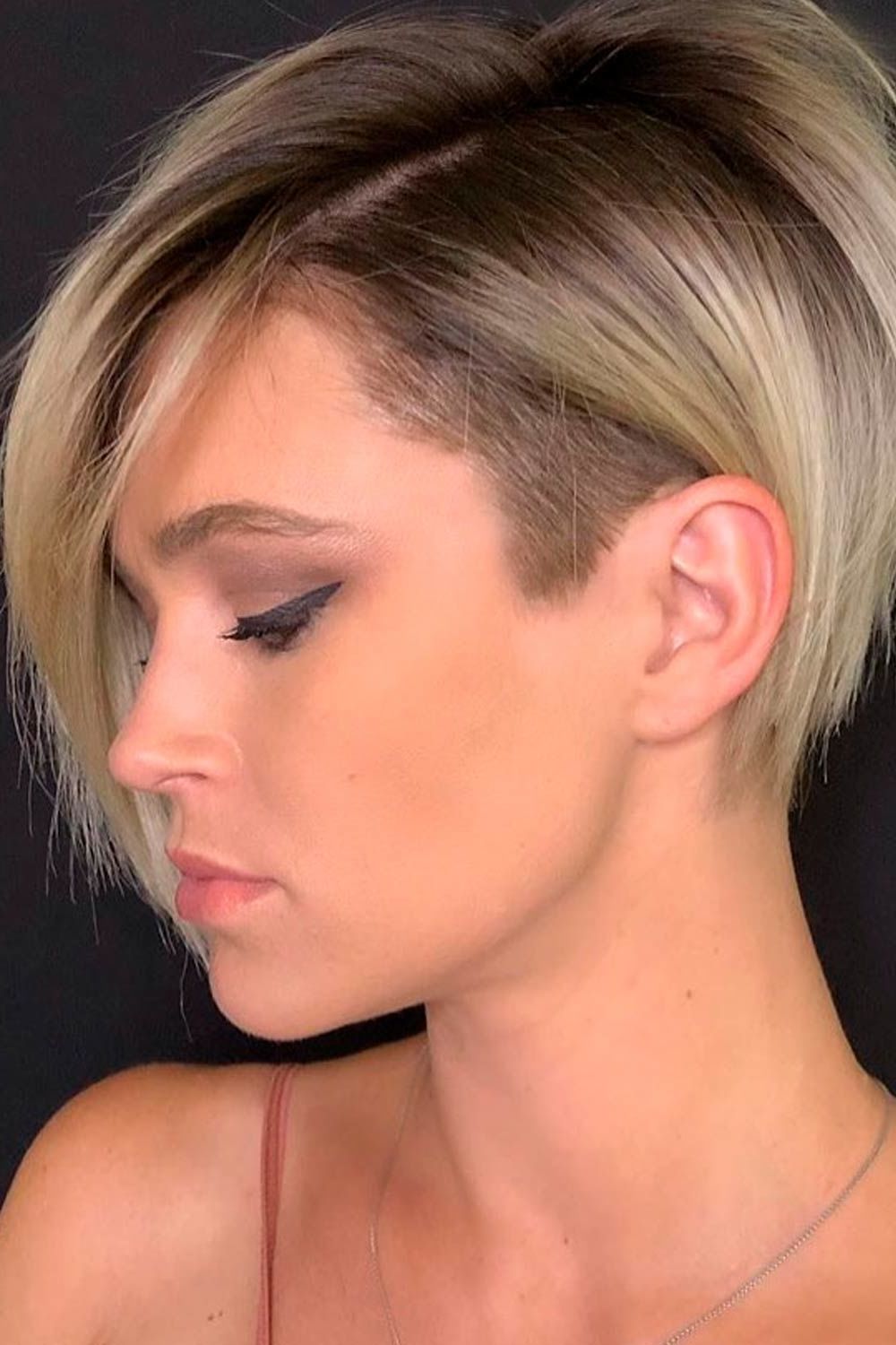 35+ Types Of Asymmetrical Pixie To Consider | Lovehairstyles Throughout Side Parted Pixie Hairstyles With An Undercut (View 12 of 25)