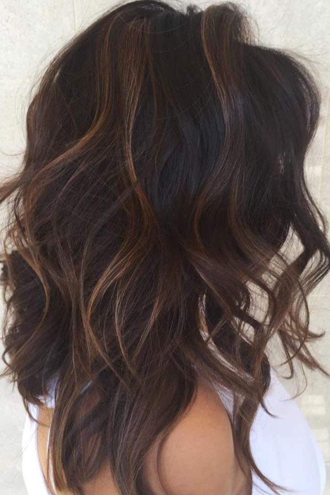 40 Chic Medium Length Layered Hair – Love Hairstyles Pertaining To Most Recent Brunette Textured Medium Length Hairstyles (View 20 of 25)