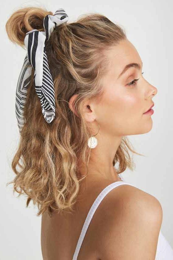 40+ Head Scarf, Head Wrap, Headband Styles For Girls In 2022 2023 |  Fashioneven For Short Hairstyles With Hair Scarf (Photo 19 of 25)