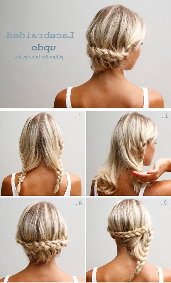 40 Quick And Easy Updos For Medium Hair In Current Easy Hairstyles For Medium Length Hair (View 11 of 25)