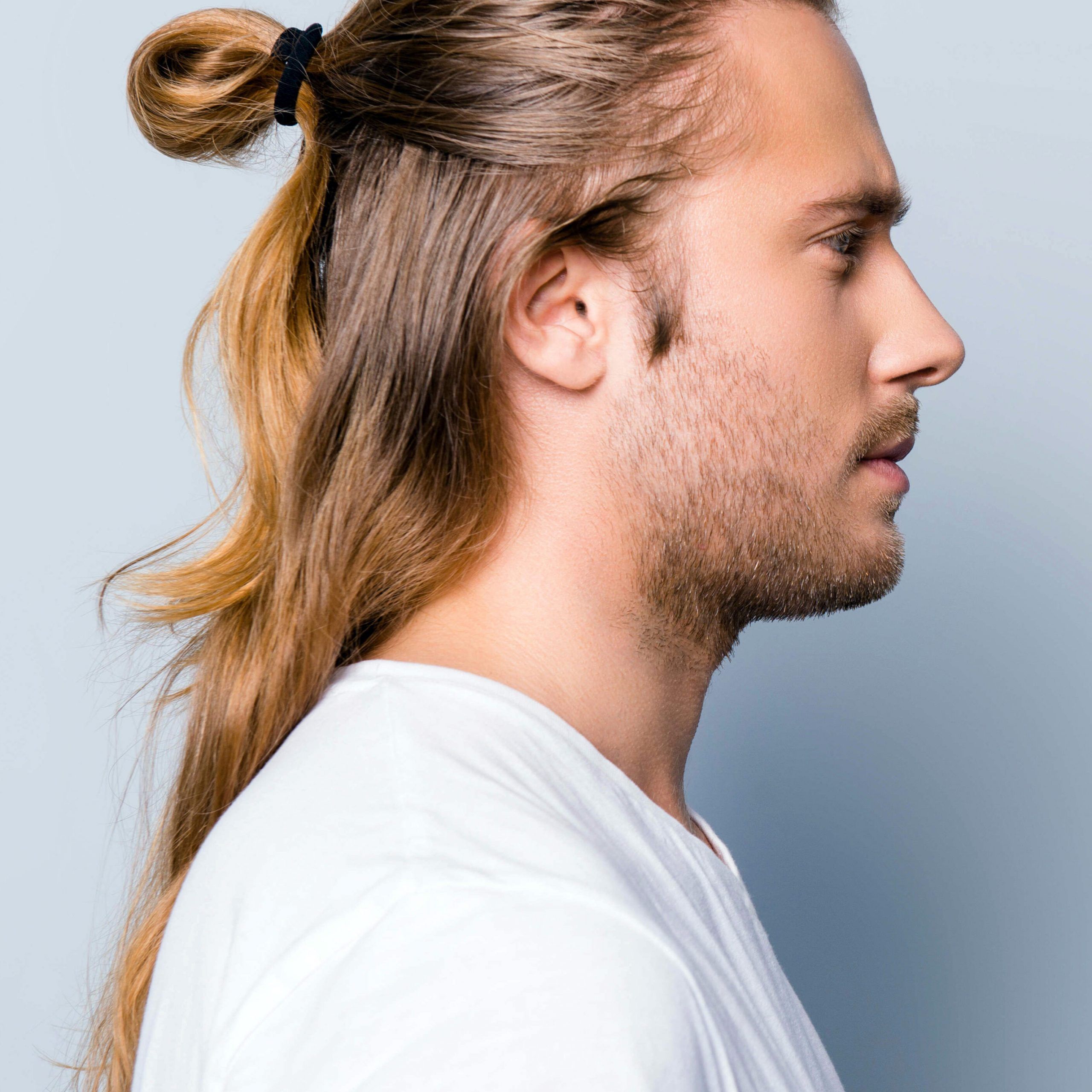 40 Types Of Man Bun Hairstyles | Gallery + How To | Haircut Inspiration Intended For Best And Newest Medium Length Wavy Hairstyles With Top Knot (View 8 of 25)