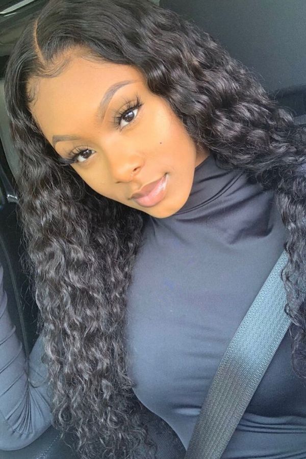45+ Amazing Middle Part Sew In Hairstyles – Curly Girl Swag Within Most Recently Wavy Medium Hairstyles With Middle Part (View 16 of 25)