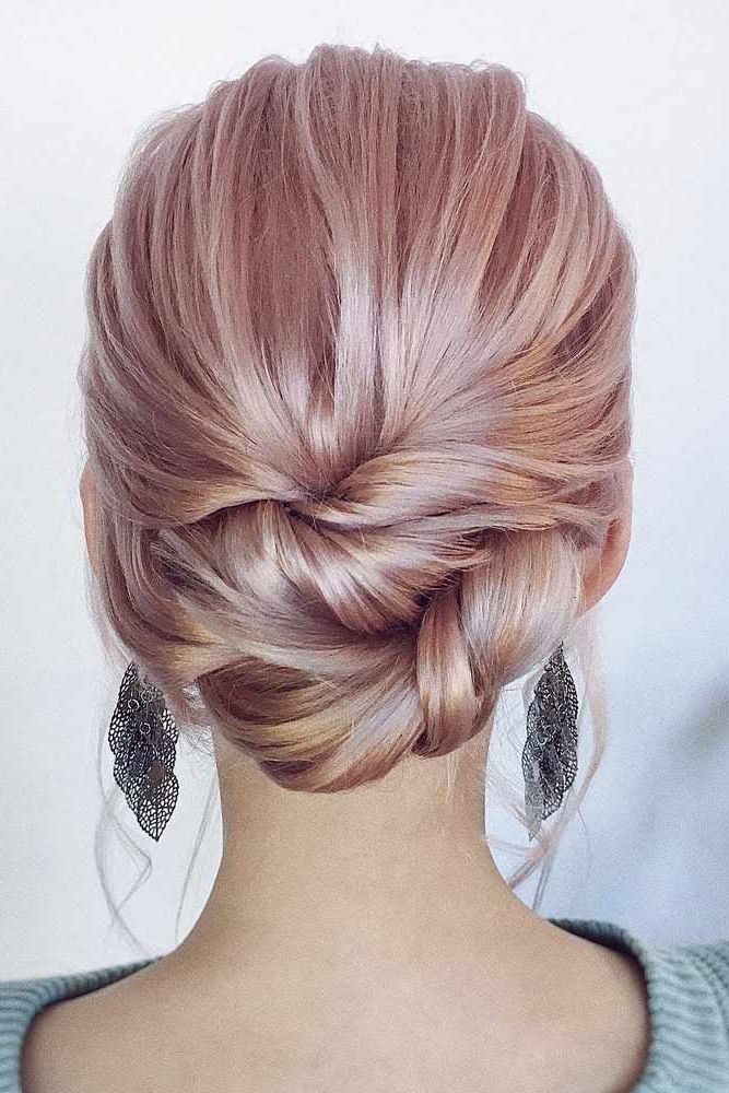 45 Trendy Updo Hairstyles For Medium Length Hair | Updos For Medium Length  Hair, Hair Lengths, Medium Hair Styles In Most Up To Date Twisted Buns Hairstyles For Your Medium Hair (View 1 of 25)
