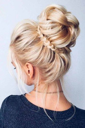 45 Trendy Updo Hairstyles For You To Try | Lovehairstyles Within Most Recent Medium Hair Updos Hairstyles (View 12 of 25)