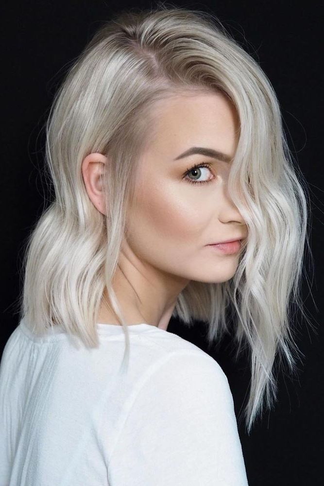 46 Sexy Asymmetrical Bob Haircuts | Lovehairstyles For Best And Newest Side Parted Angled Chocolate Lob Haircuts (View 14 of 25)