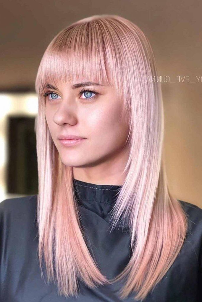 47 Breathtaking Rose Gold Hair Ideas You Will Fall In Love With Instantly With Regard To Recent Rose Gold Blunt Lob Haircuts (View 12 of 25)