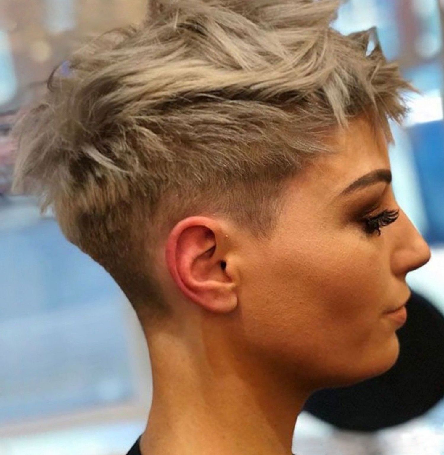 48 Short Pixie Hairstyle Ideas For Young Ladies And Mature Women | Haircut  For Thick Hair, Pixie Haircut For Thick Hair, Short Hair Undercut Within Extra Short Women’s Hairstyles Idea (View 10 of 25)
