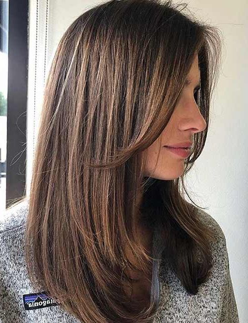 50 Best Medium Length Haircuts For Thick Hair To Try In 2022 Pertaining To Most Up To Date Shoulder Length Haircuts For Thick Hair (View 15 of 25)