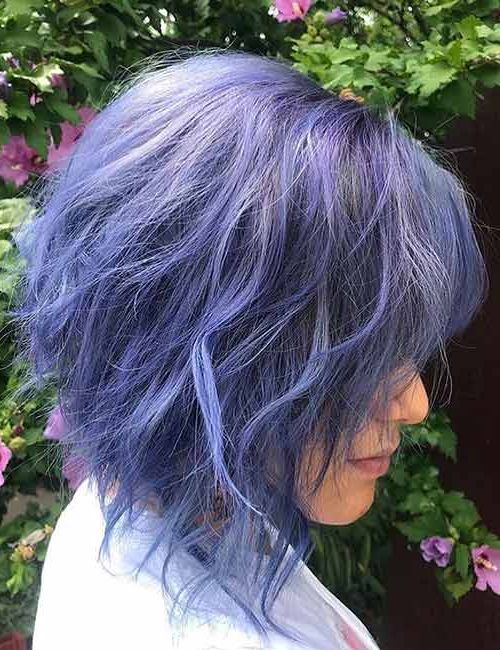 50 Chic Curly Bob Hairstyles – With Images And Styling Tips Inside Most Up To Date Purple Wavy Shoulder Length Bob Haircuts (View 12 of 25)