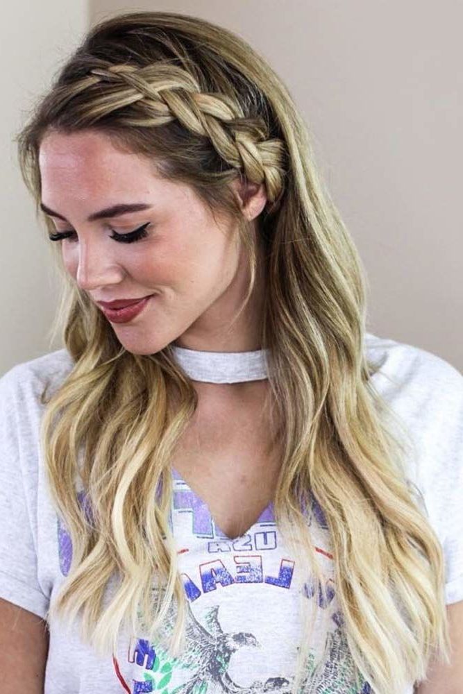 50+ Crown Braid Styling Ideas – Love Hairstyles With Regard To 2018 Lovely Crown Braid Hairstyles (View 21 of 25)