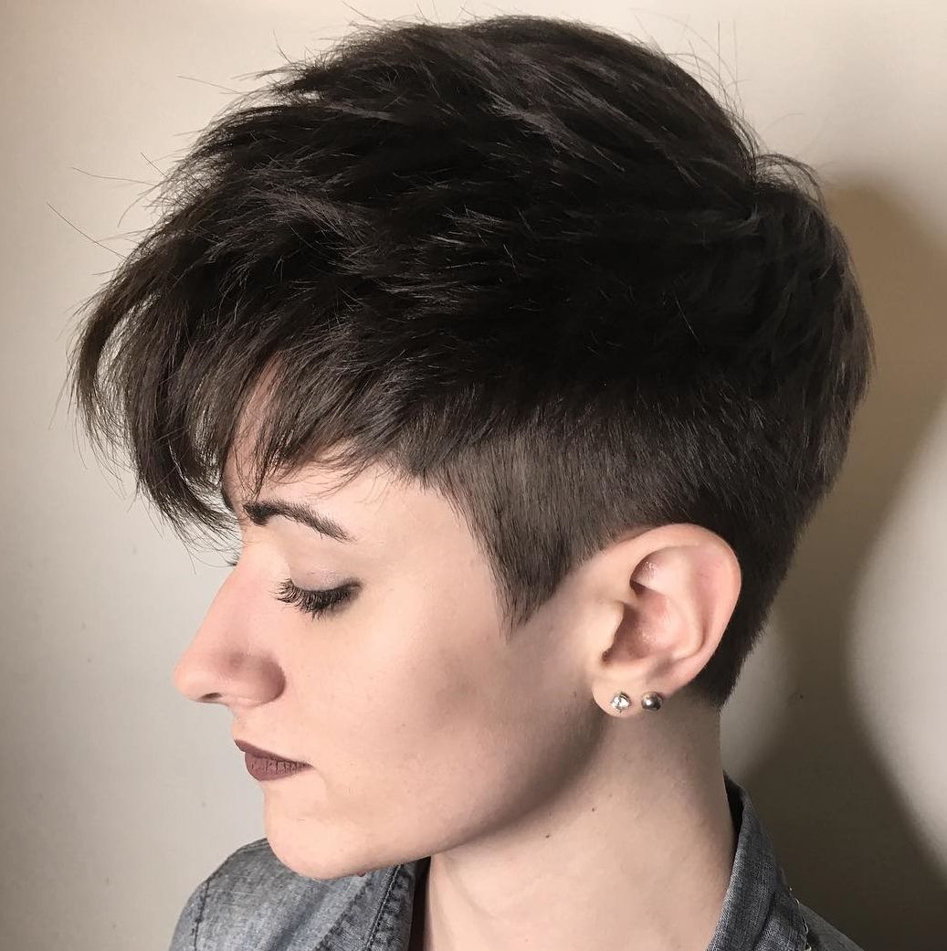 50 Hottest Pixie Cut Hairstyles To Spice Up Your Looks For 2022 For Side Parted Pixie Hairstyles With An Undercut (Photo 22 of 25)