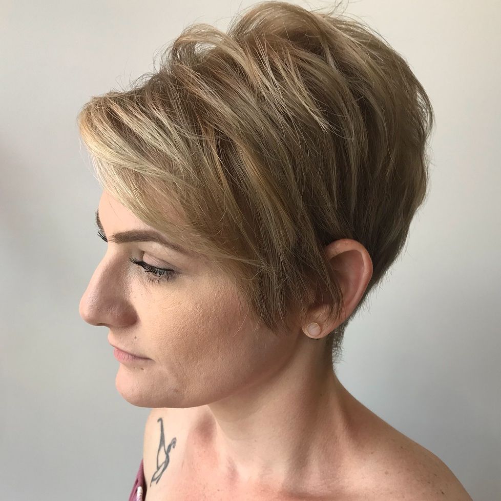 50 Hottest Pixie Cut Hairstyles To Spice Up Your Looks For 2022 In Side Swept Long Layered Pixie Hairstyles (View 18 of 25)