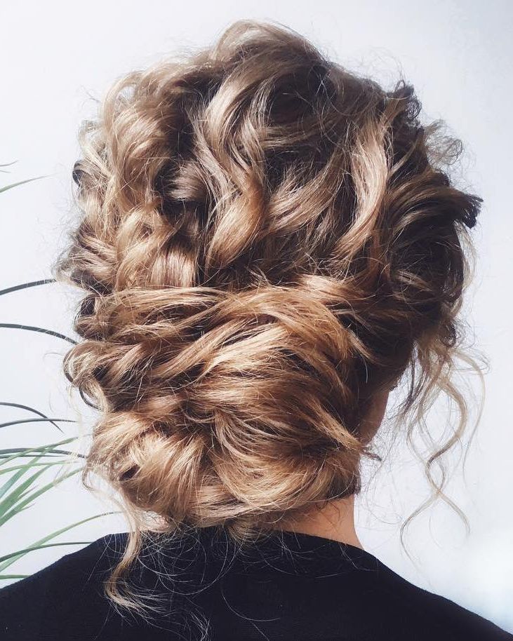 50 Lovely Updo Hairstyles That Are Trendy For 2022 In Recent Wavy Low Updos Hairstyles (View 10 of 25)