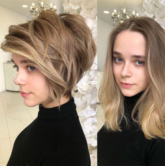 50 Short Hairstyles That Looks So Sassy : Short Layered Haircut With Long Side  Part With Regard To Layered And Side Parted Hairstyles For Short Hair (View 3 of 25)