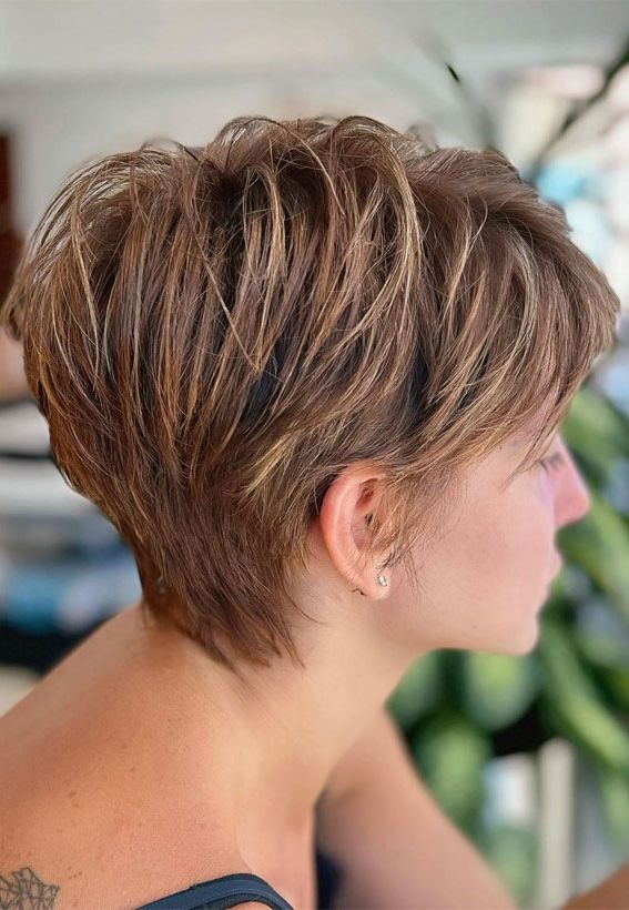 50 Short Hairstyles That Looks So Sassy : Short Layered Pixie Haircut Inside Layered Messy Pixie Bob Hairstyles (Photo 21 of 25)
