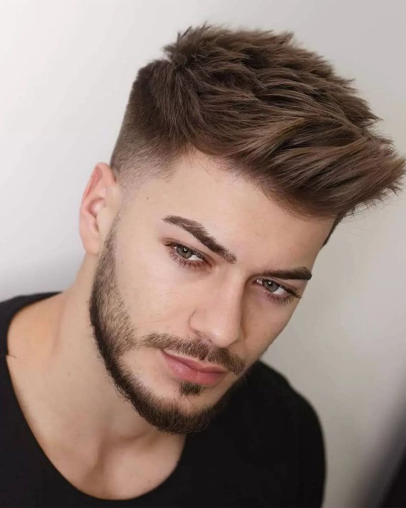 51 Best Taper Fade Haircuts For Men: Illustrated Style Guide With Brush Up Hairstyles (Photo 25 of 25)
