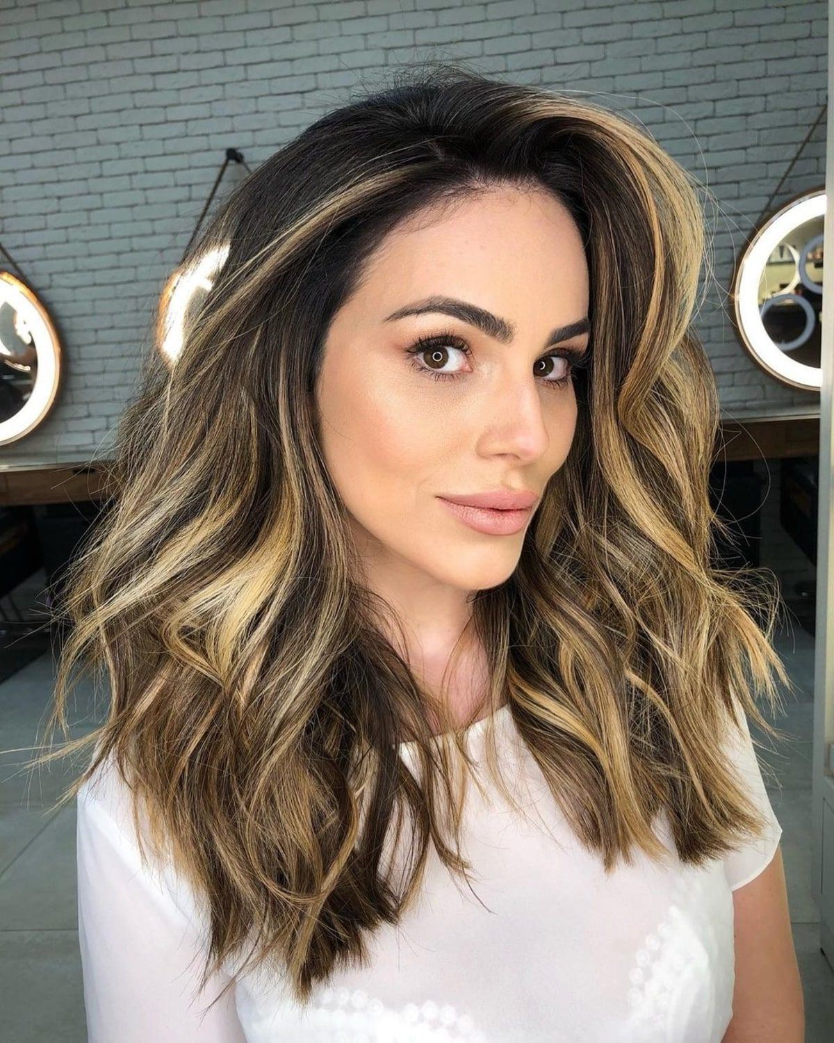 53 Best Medium Length Hairstyles For Thick Hair To Feel Lighter Throughout Most Recently Easy Medium Length Hairstyles For Thick Wavy Hair (View 11 of 25)
