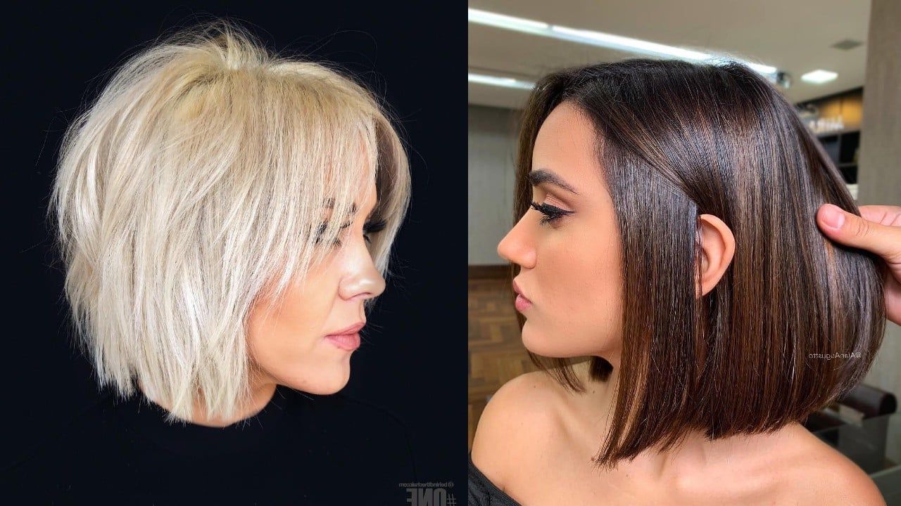 55+ Best Bob Hairstyles And Bob Haircuts For 2022 Regarding Recent Icy Blonde Inverted Bob Haircuts (View 16 of 25)
