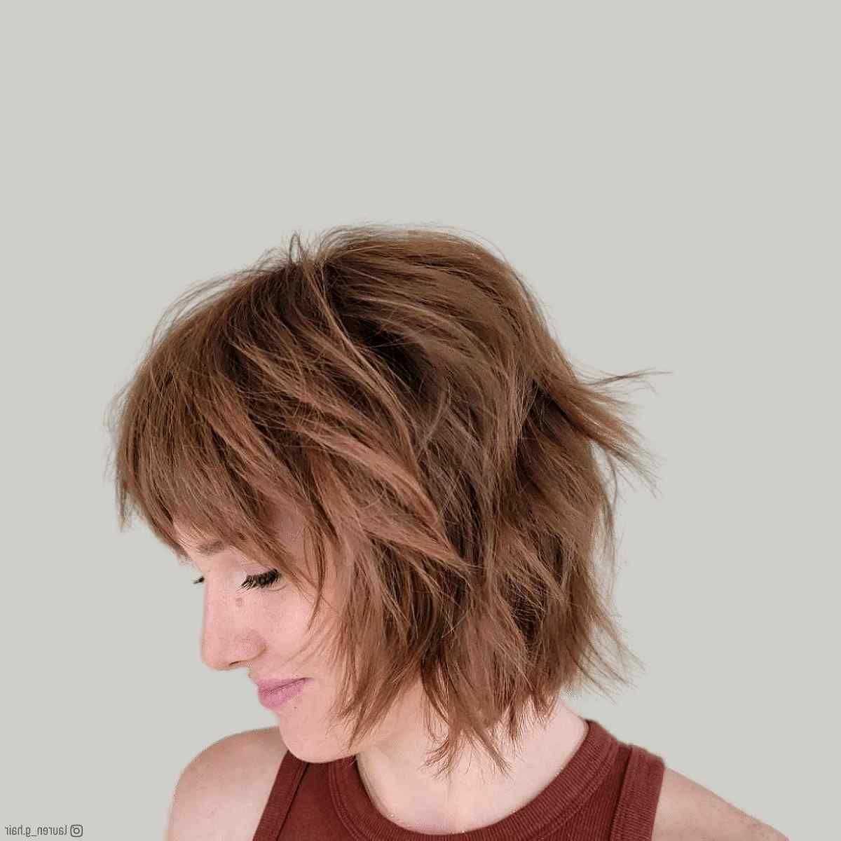 55 Coolest Short Shag Haircuts Women Are Getting In Most Recently Highlighted Shag Hairstyles (View 9 of 25)
