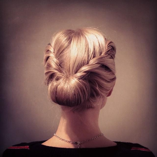 55 Magical Updos Dedicated To Medium Length Hair In Newest Medium Hair Updos Hairstyles (View 11 of 25)